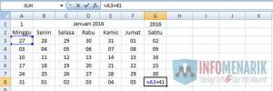 Cara Membuat Kalender Otomatis Di Office Excel Tanpa Vba Info Menarik