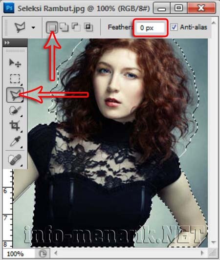 Trik Mudah Cara Seleksi Rambut Di Photoshop 2
