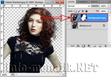 Trik Mudah Cara Seleksi Rambut Di Photoshop 6