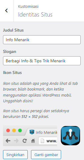 Cara Membuat Memasang Favicon di WordPress 2