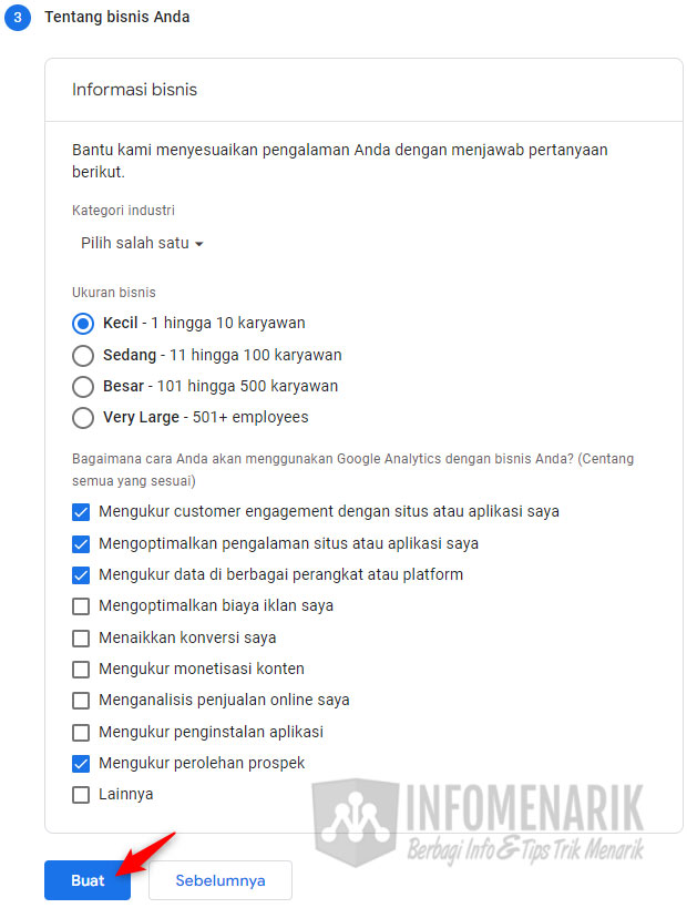 Cara Daftar dan Memasang Kode Google Analytics 5