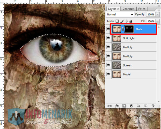 Membuat Wajah Seram Bermain Dengan Blending Photoshop 14