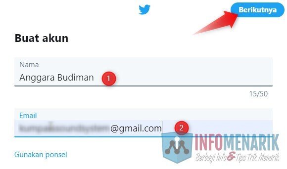 Cara Membuat Akun Twitter 3