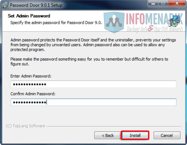 Cara Memberikan Password pada Setiap Program Komputer 02