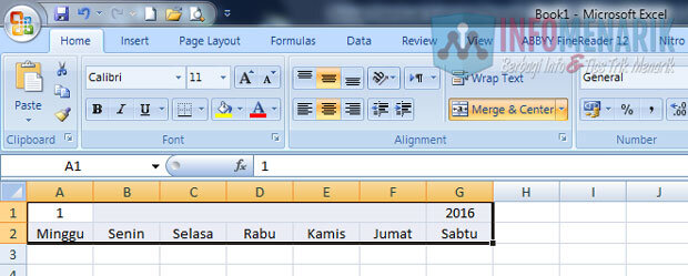 Cara Membuat Kalender Otomatis Di Office Excel √ Belajar Membuat Kalender Otomatis Sendiri Di Office Excel Siap Cetak Tanpa VBA