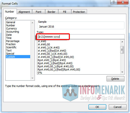 Cara Membuat Kalender Otomatis di Office Excel 04