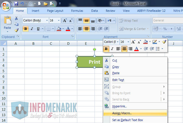 Cara Membuat Tombol Print Di Office Excel √ Cara Lengkap Membuat Tombol Print Di Layar Kerja Office Excel Dengan Cepat