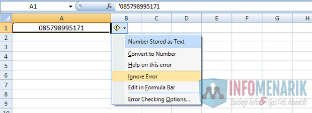 3 Cara Ini Terbukti Bisa Mengetik Memunculkan Angka Nol Di Depan Office Excel Info Menarik