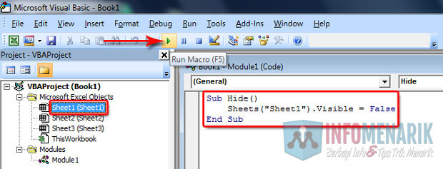 Cara Lengkap Menyembunyikan Sheet Tertentu Dan Semua Sheet Di Office Excel Info Menarik