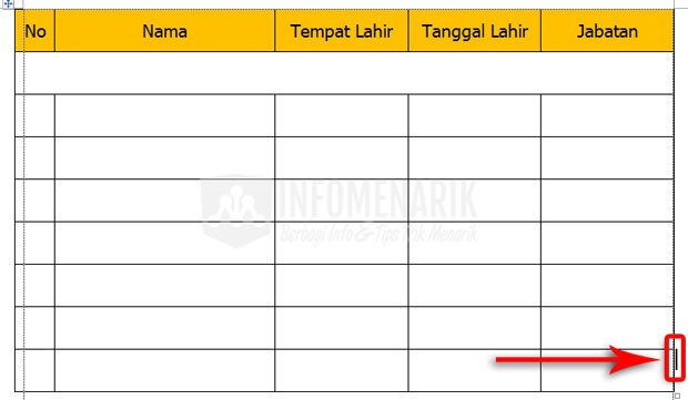  Tabel ialah sekumpulan data berupa kata √ Cara Membuat Tabel Di Microsoft Office Word 2007, 2010, 2013 Lengkap Gambar