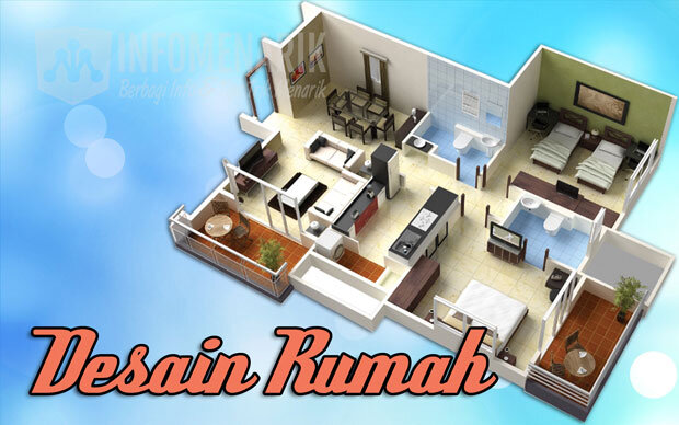 Download Gambar Kerja Desain Rumah Minimalis 3 Kamar Am01