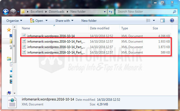 Cara Import Konten WordPress Ukuran Besar √ Cara Praktis Import Konten WordPress File XML Berukuran Besar (Split File XML)