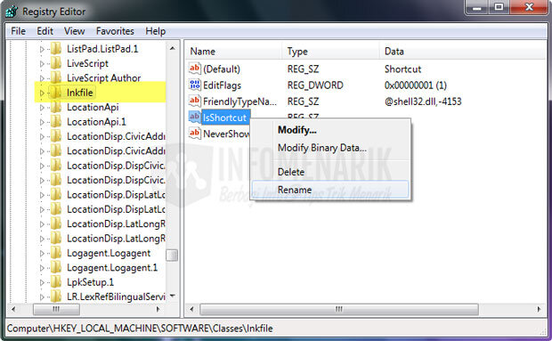 Cara Menghilangkan Tanda Panah pada Shortcut Icon di Desktop Windows 02