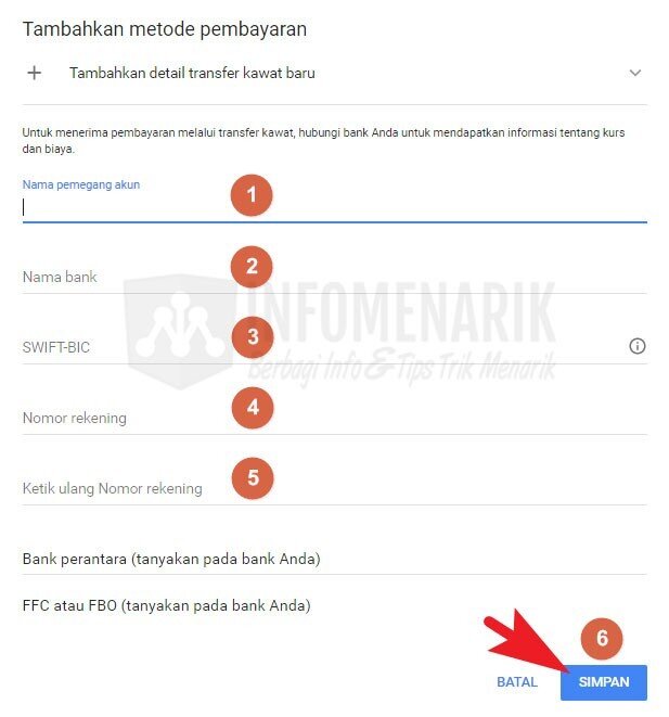 Cara Pembayaran AdSense Ke Transfer Bank √ Cara Terbaru Mengubah Metode Pembayaran AdSense Menjadi Ke Transfer Bank