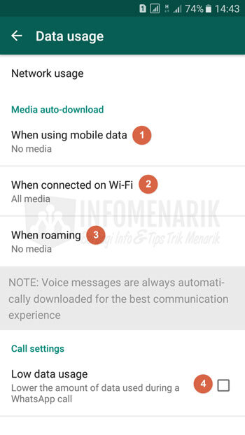 Cara Menghemat Paket Internet Saat Menggunakan WhatsApp 04