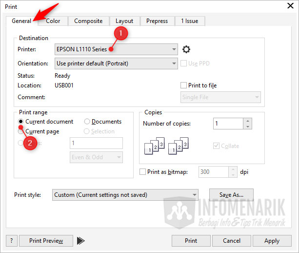 Cara Print Ukuran Besar di CorelDRAW 03