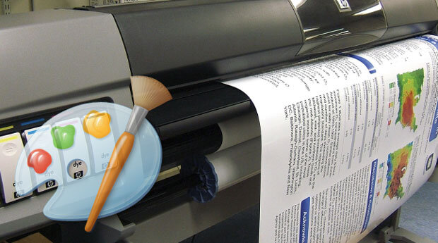 Mencetak poster dengan printer biasa