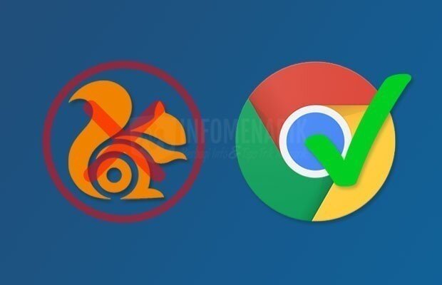Cara Redirect Otomatis dari UC Browser ke Google Chrome