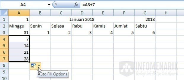 Cara Membuat Kalender Dengan Microsoft Excel √ Cara Membuat Kalender Dengan Microsoft Excel Yang Praktis Dipraktekkan