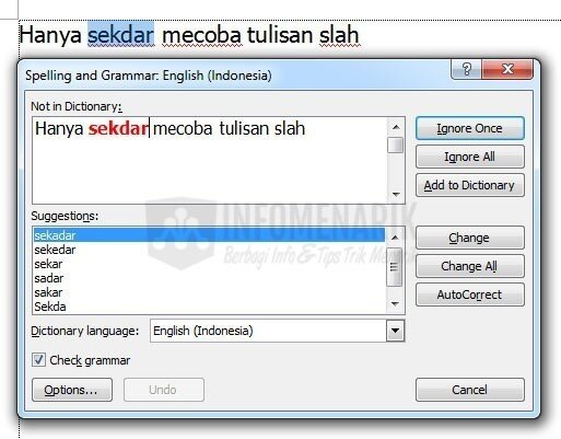 spelling checker bahasa indonesia word 2019