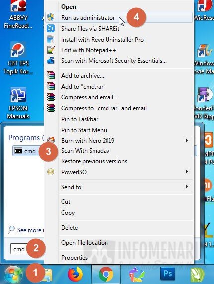 Cara Menghilangkan "Test Mode Windows 7 Build 7601" 03