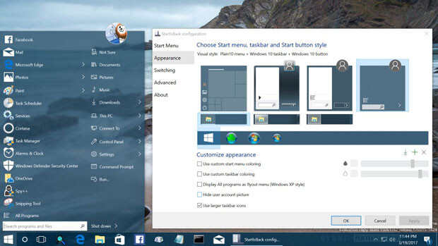 cara merubah tampilan start menu windows 8 menjadi windows 10
