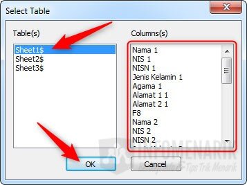 Cara Memasukkan File Excel ke CorelDraw 09