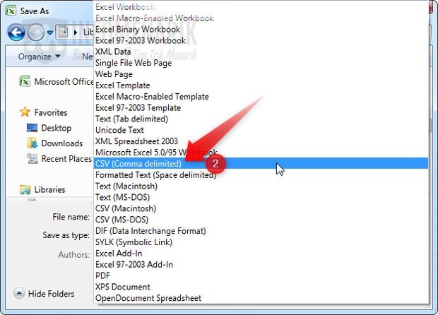 Cara Mudah Membuka Dan Membuat File CSV Di Office Excel Lengkap Gambar
