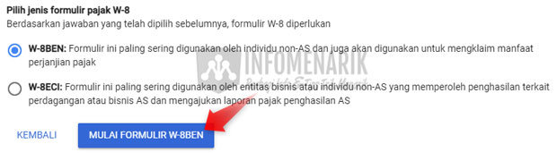 Cara Mengisi Informasi Pajak Google AdSense 7