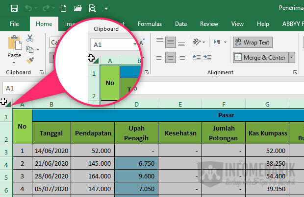 Trik Bekerja Cepat di Excel 4