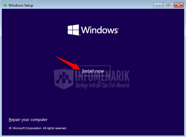Cara Install Windows 11 09