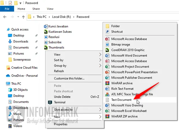 Cara Mengunci Folder dengan Password 02