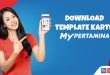 Download Template Kartu My Pertamina 01