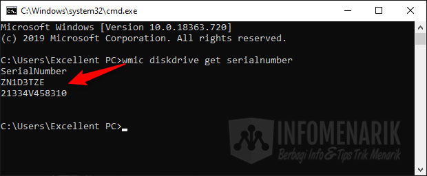 Cara Menemukan Serial Number Hardisk 02